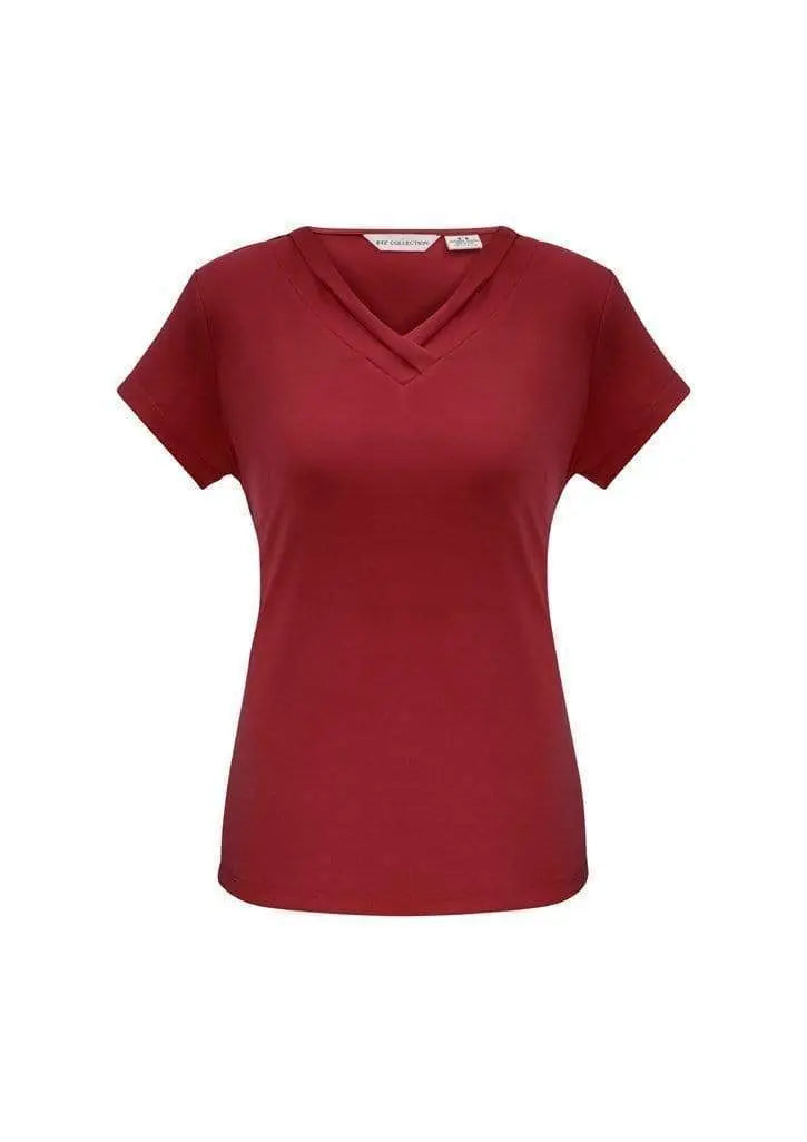 Biz Collection Women’s Lana Short Sleeve Top K819ls Metro Workwear.